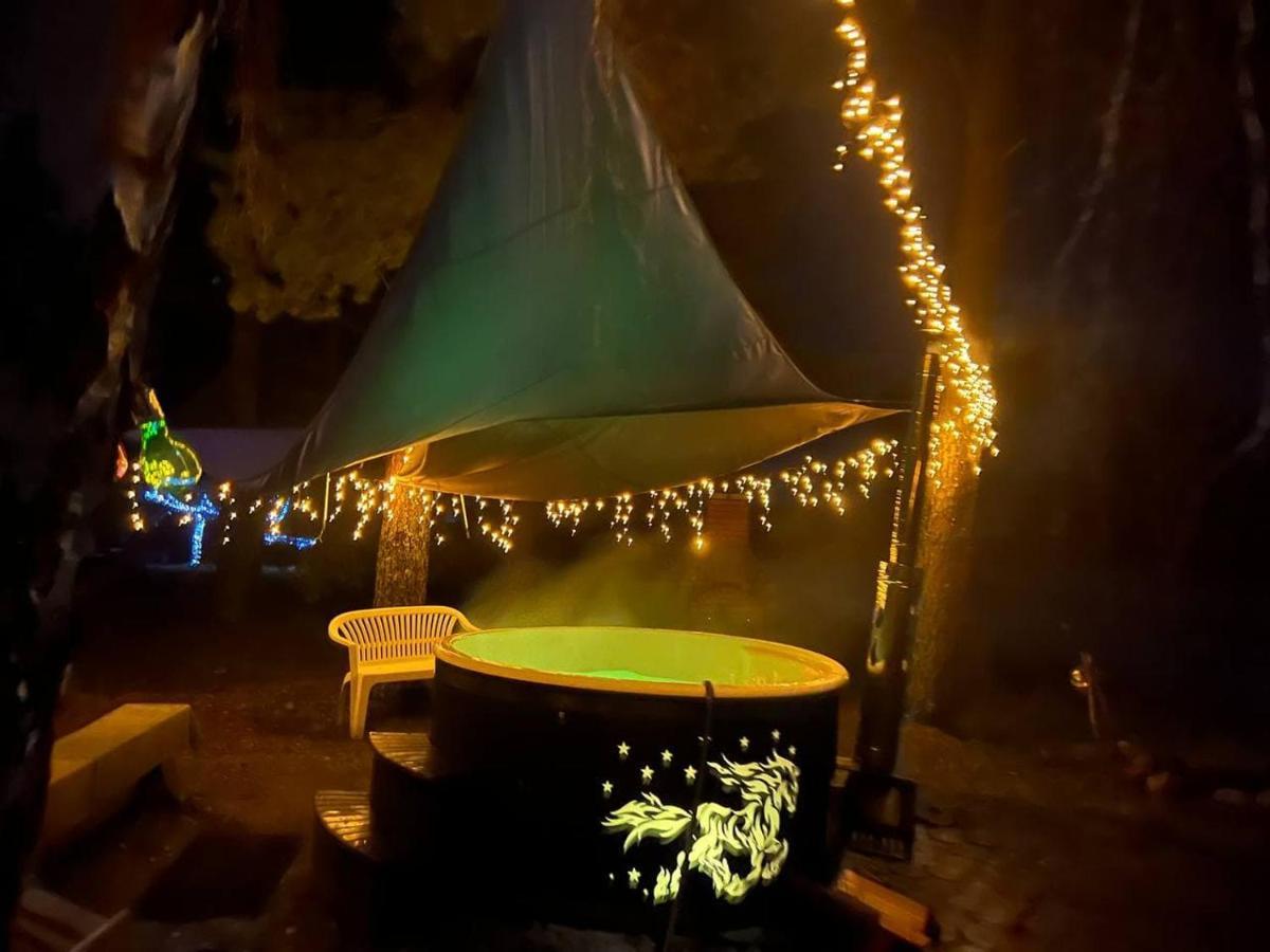 Dragon House In The Tree! Jacuzzi, Sauna ,Cinema,Heated Lici  Εξωτερικό φωτογραφία